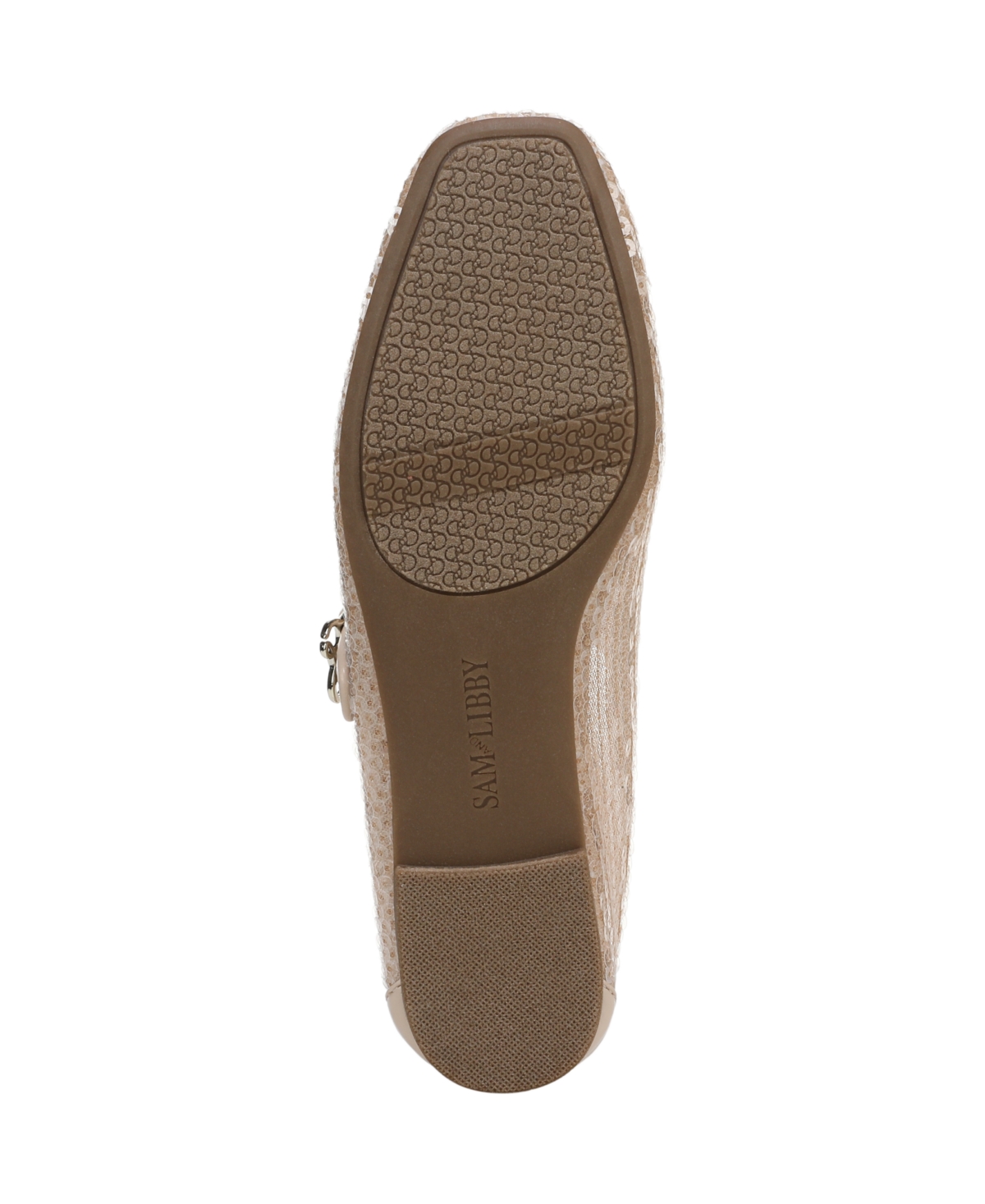 Sam & Libby Fredi Mary Jane Flat In Neutral