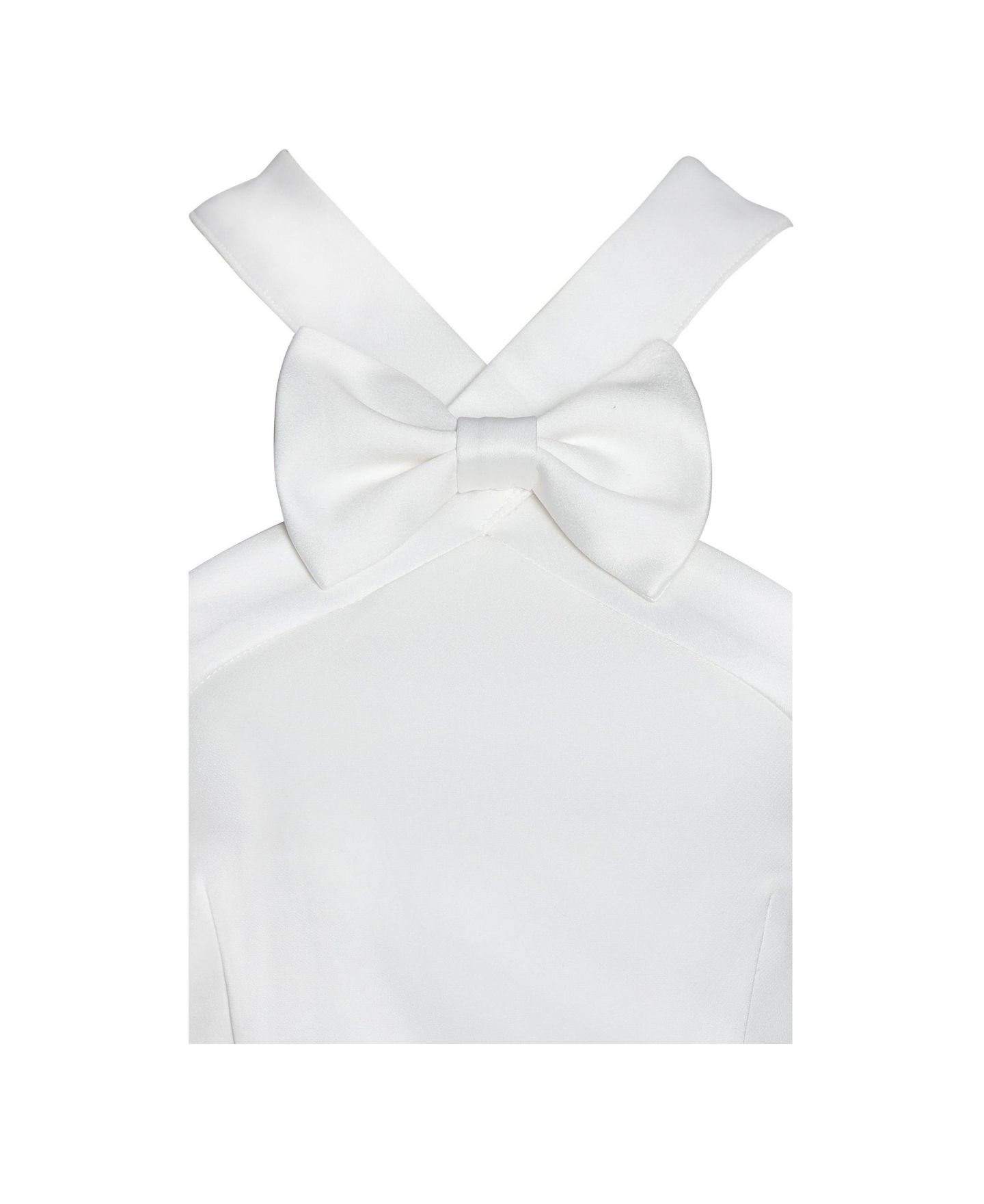 Женское платье Miss Circle Barbra White Cross Straps Bodycon Mini with Bubble Hem, цвет: Белый — фото 10