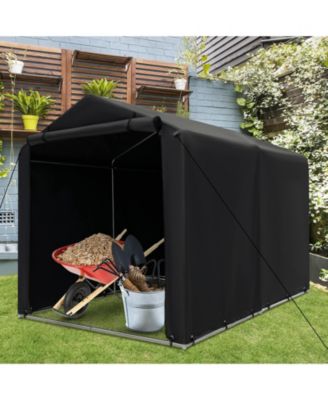 7 x 5.2' Heavy Duty Storage Shelter Outdoor Bike Storage Tent with Waterproof Cover