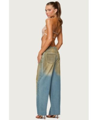 Women's Sequin Backless Triangle Strapless Top