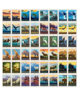 Masterpieces National Parks Wildlife Memory Game