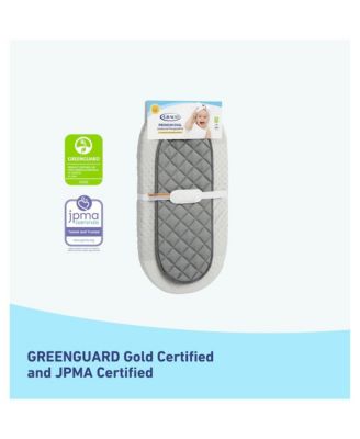 Premium Oval Contoured Changing Pad with Bonus Cover and Water