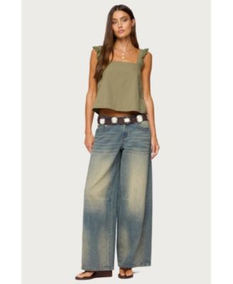 Women's Viviana Linen Look Top