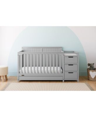 Hadley 5-in-1 Convertible Crib and Changer with Drawer