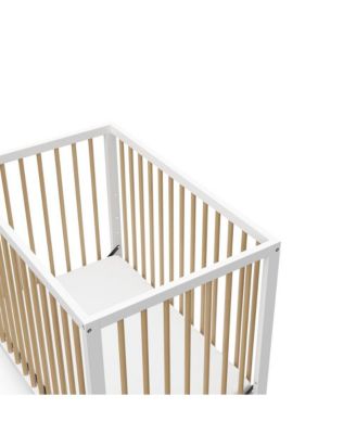 26.18'' Driftwood Teddi 4-in-1 Convertible Mini Crib