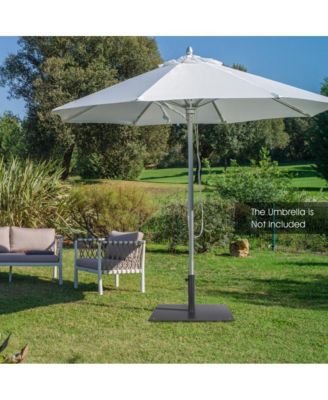 20 Inches Patio Umbrella Base with 4 Adjustable Footpads