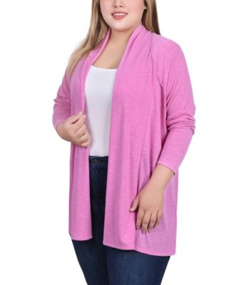Plus Size Long Sleeve Cardigan Sweater