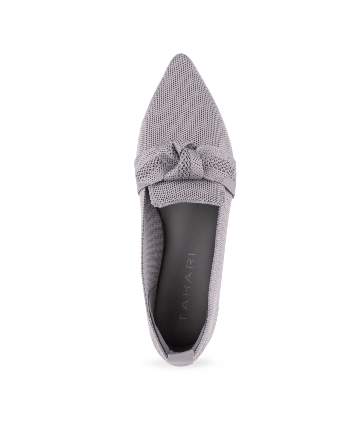 Tahari Women's Venice Knit Slip-on Flats In Gray