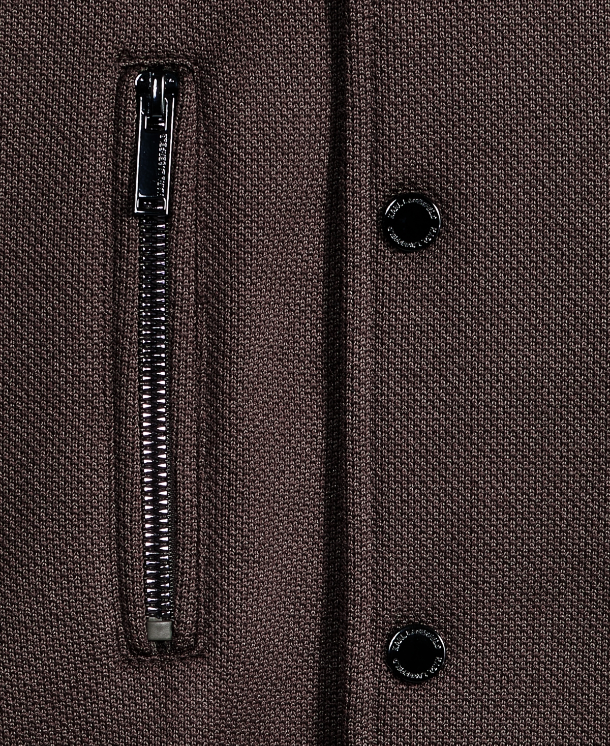 Karl Lagerfeld Men's Textured Varsity Zip Bomber Jacket In Brown