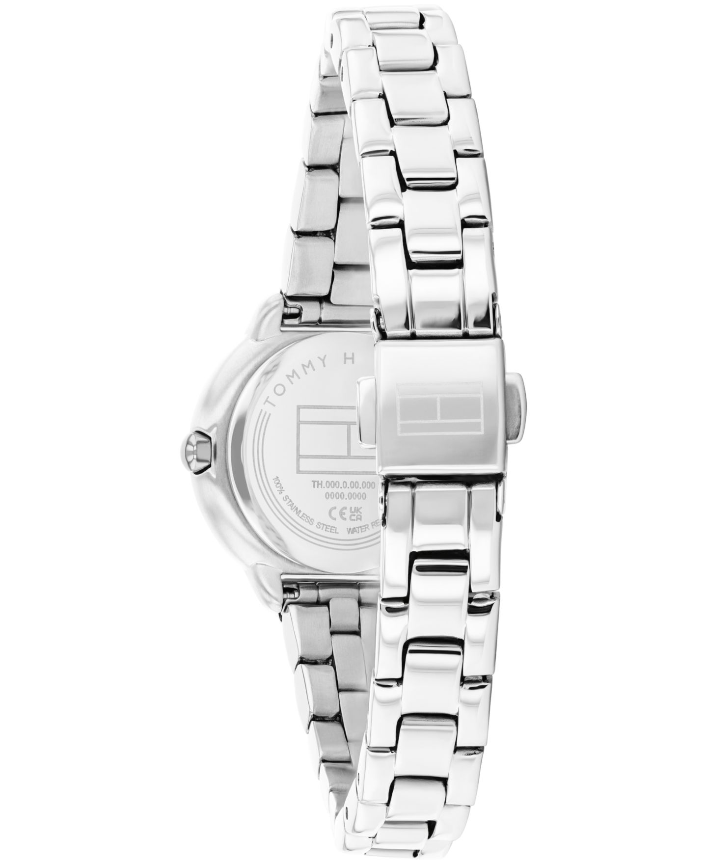 Женские часы Tommy Hilfiger Quartz Silver Tone Stainless Steel Bracelet Watch, 26mm — фото 3