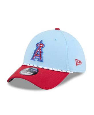 New Era - Men's Light Blue/Red Los Angeles Dodgers 2025 Fourth of July 39THIRTY Flex Hat