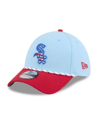 New Era - Men's Light Blue/Red Chicago White Sox 2025 Fourth of July 39THIRTY Flex Hat