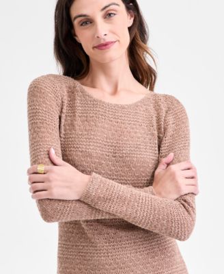 Women's Long-Sleeve Slip Lace Maxi Dress