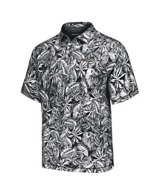 Men's Black Ross Chastain Sport Tropical Score IslandZone Polo Shirt