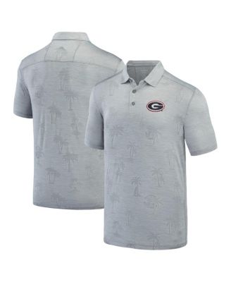 Tommy Bahama - Men's Gray Georgia Bulldogs Sport Palm Coast Palmera IslandZone Polo Shirt