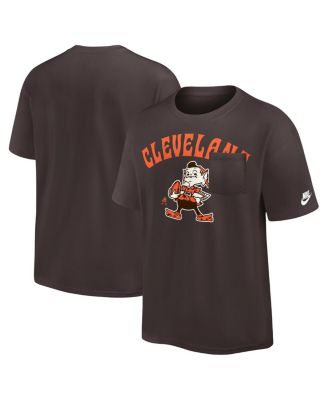 Nike - Men's Brown Cleveland Browns Rewind Heavy Max90 Pocket T-Shirt