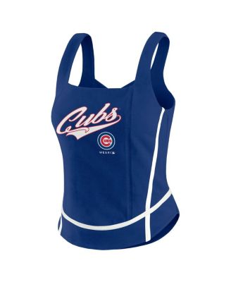 Women's Royal Chicago Cubs Square Neck Tank Top