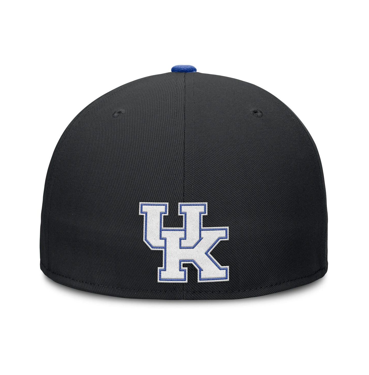 Мужская кепка Nike Black Kentucky Wildcats True Primetime Performance Fitted Hat — фото 4