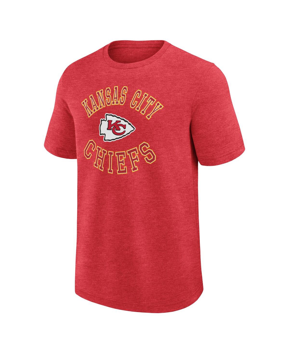 Logo Athletic Men's Heather Red Kansas City Chiefs Success T-Shirt