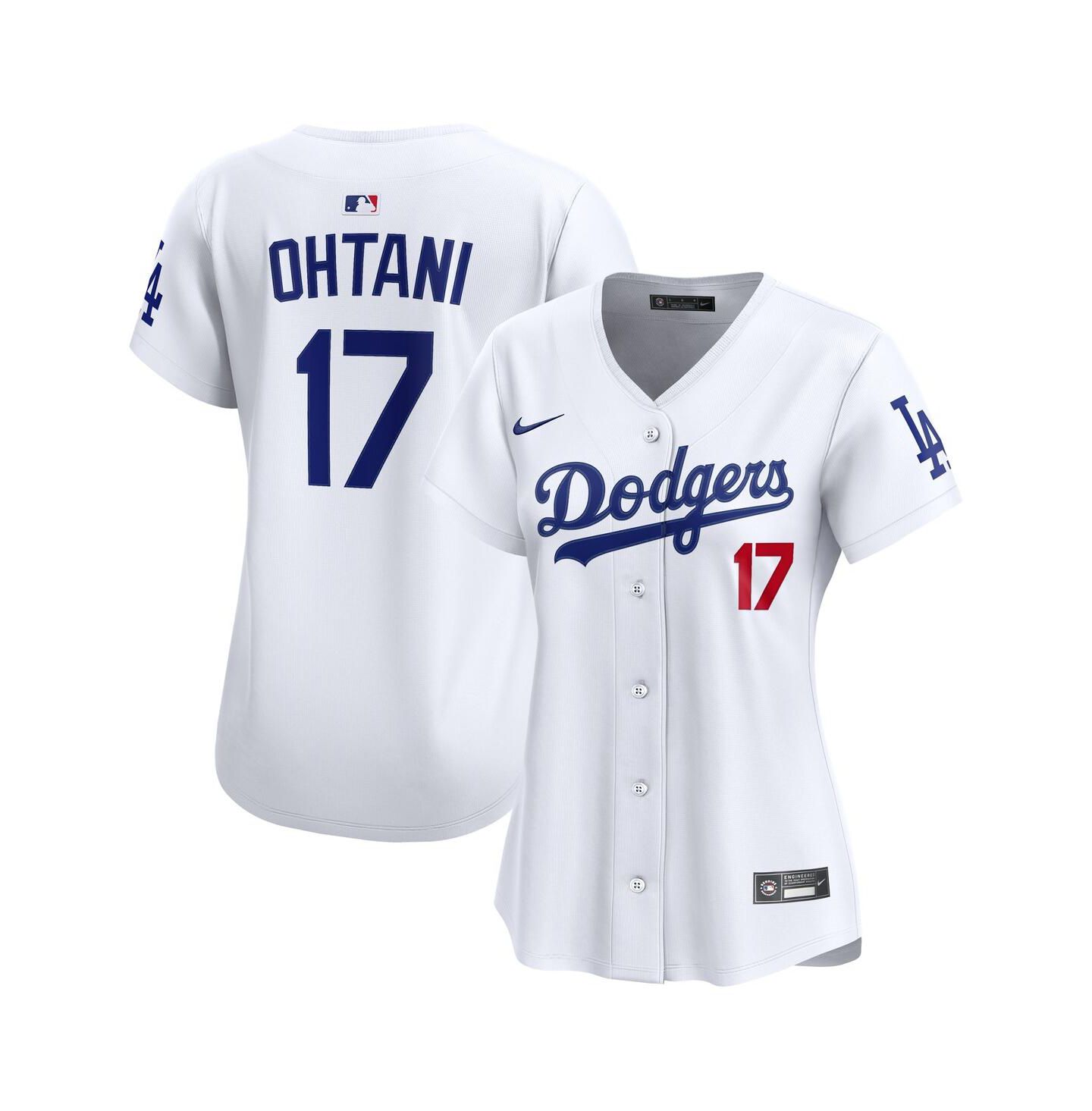 Женское джерси Nike Shohei Ohtani Los Angeles Dodgers Home Limited, White — фото 1