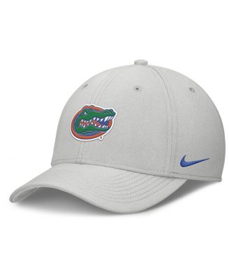 Nike - Men's Gray Florida Gators Rise Practice Performance Adjustable Hat