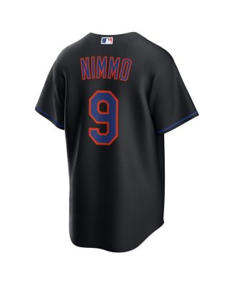 Men's Brandon Nimmo Black New York Mets Alternate Replica Jersey