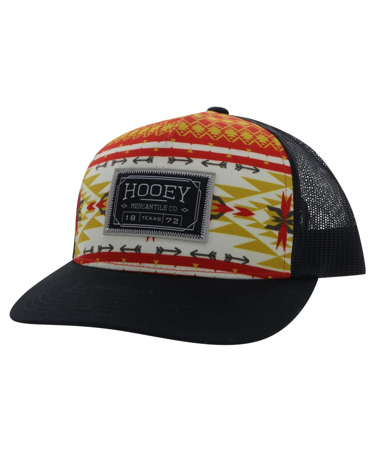 Men's Cream/Black Mercantile Trucker Adjustable Hat - Cream, Black