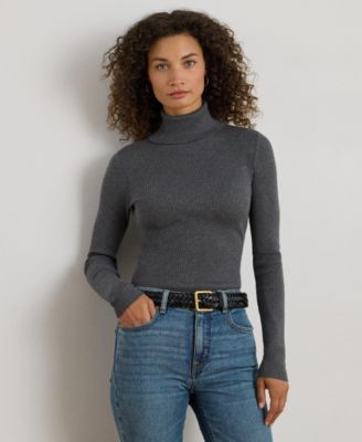 Ribbed Turtleneck Sweater