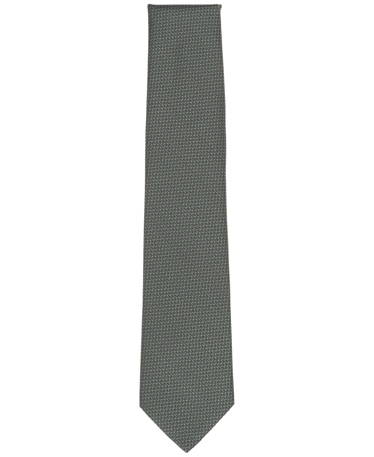 Michael Kors Men's Lamore Micro Print Classic Tie In Green