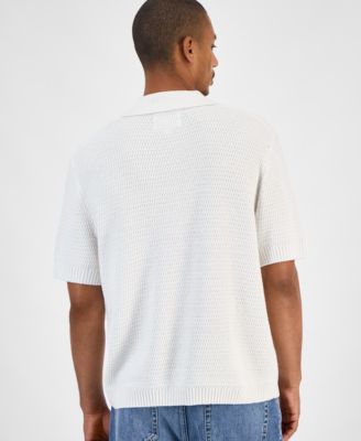 Men's Short-Sleeve Cardigan