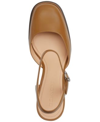 Women's Sculpted-Heel Platform Pumps