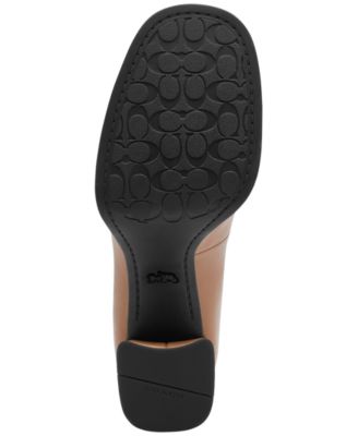 Women's Sculpted C Leather Pumps