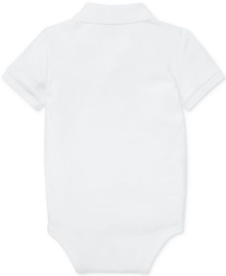 Baby Boys Cotton Polo Bodysuit