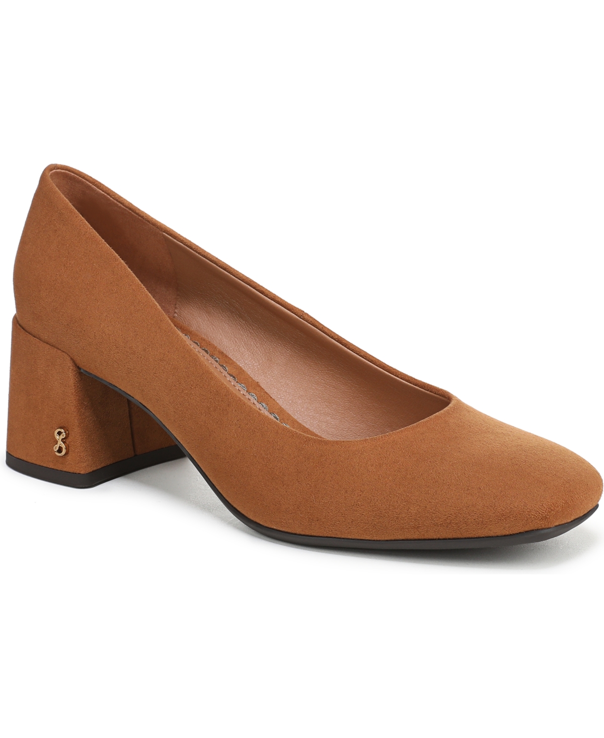 Sam & Libby Women's Gianella Block Heel Pumps In Brown