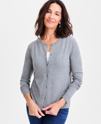 Style Co Women's Button-Down Long-Sleeve Cardigan, Created for