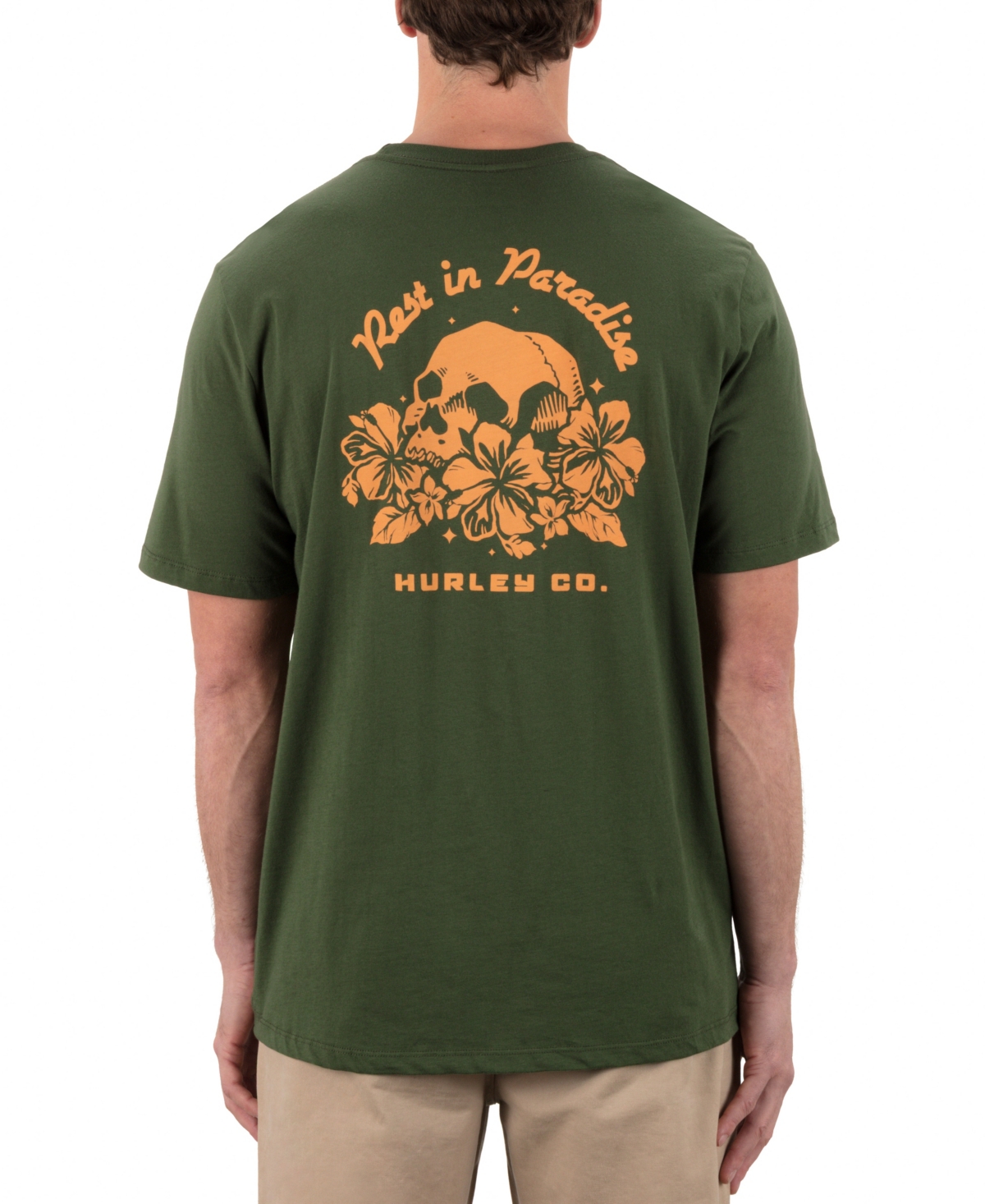 Men's Rip Short Sleeve T-Shirt - Charcoal fern