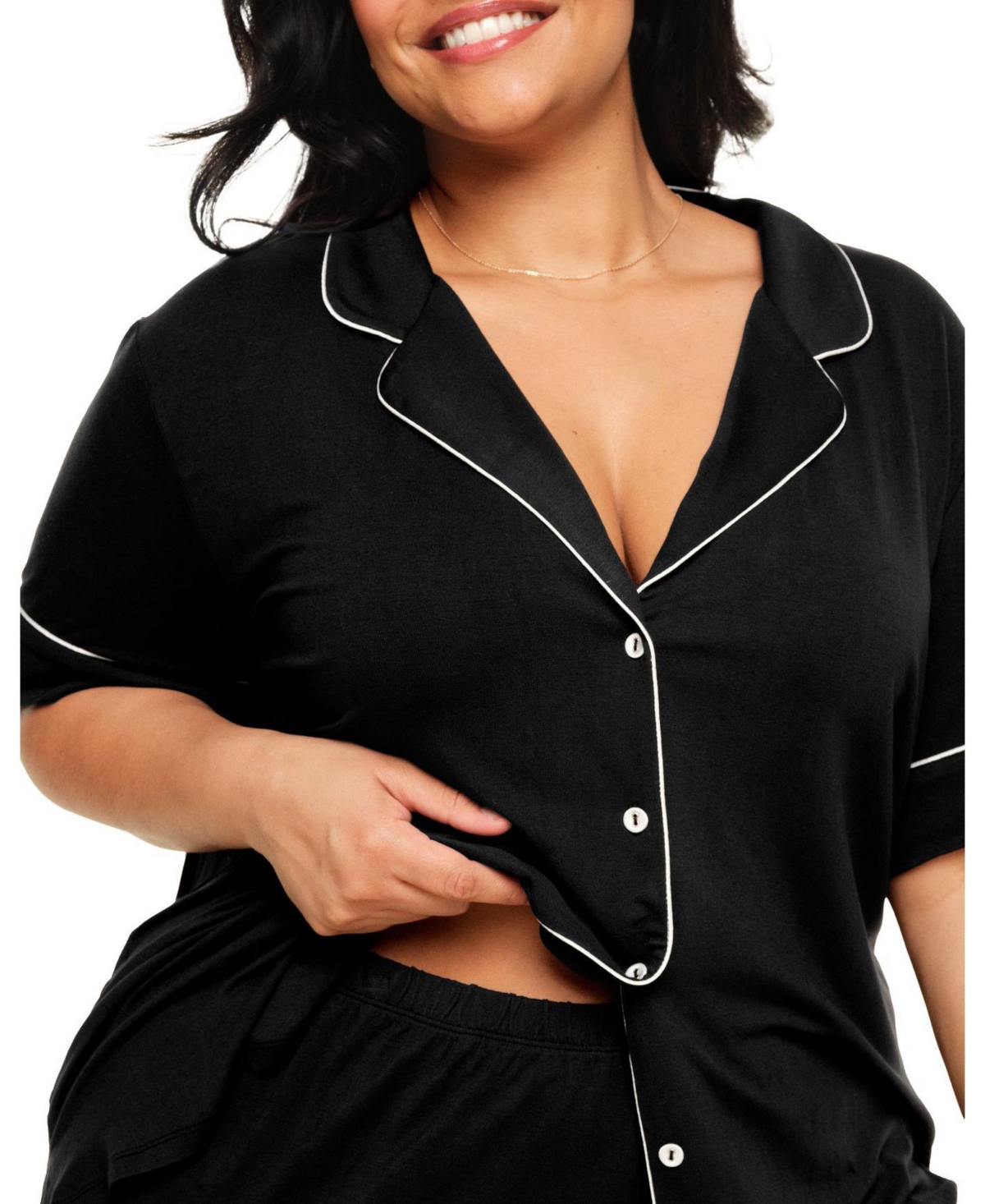 Adore Me Plus Jane Short Pajama Set