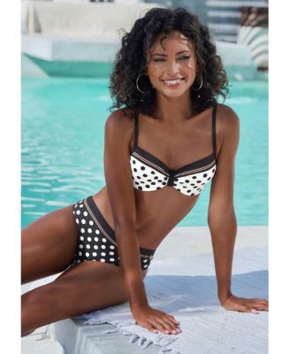 Women's Mix Print Bikini Swimsuit Bottom