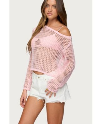 Women's Inara Off Shoulder Crochet Top
