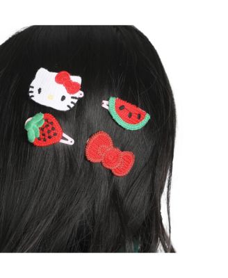 Sweet Snacks 4-Piece Hair Clip Set