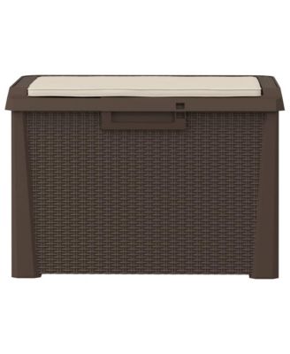 Garden Storage Box Brown Polypropylene (PP) Large