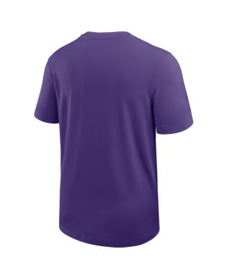 Men's Purple LSU Tigers 2025 Sideline UV Performance Coach T-Shirt