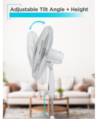 18 Inch Oscillating Pedestal Fan with 3 Speed Settings for Home and Office Air Fan