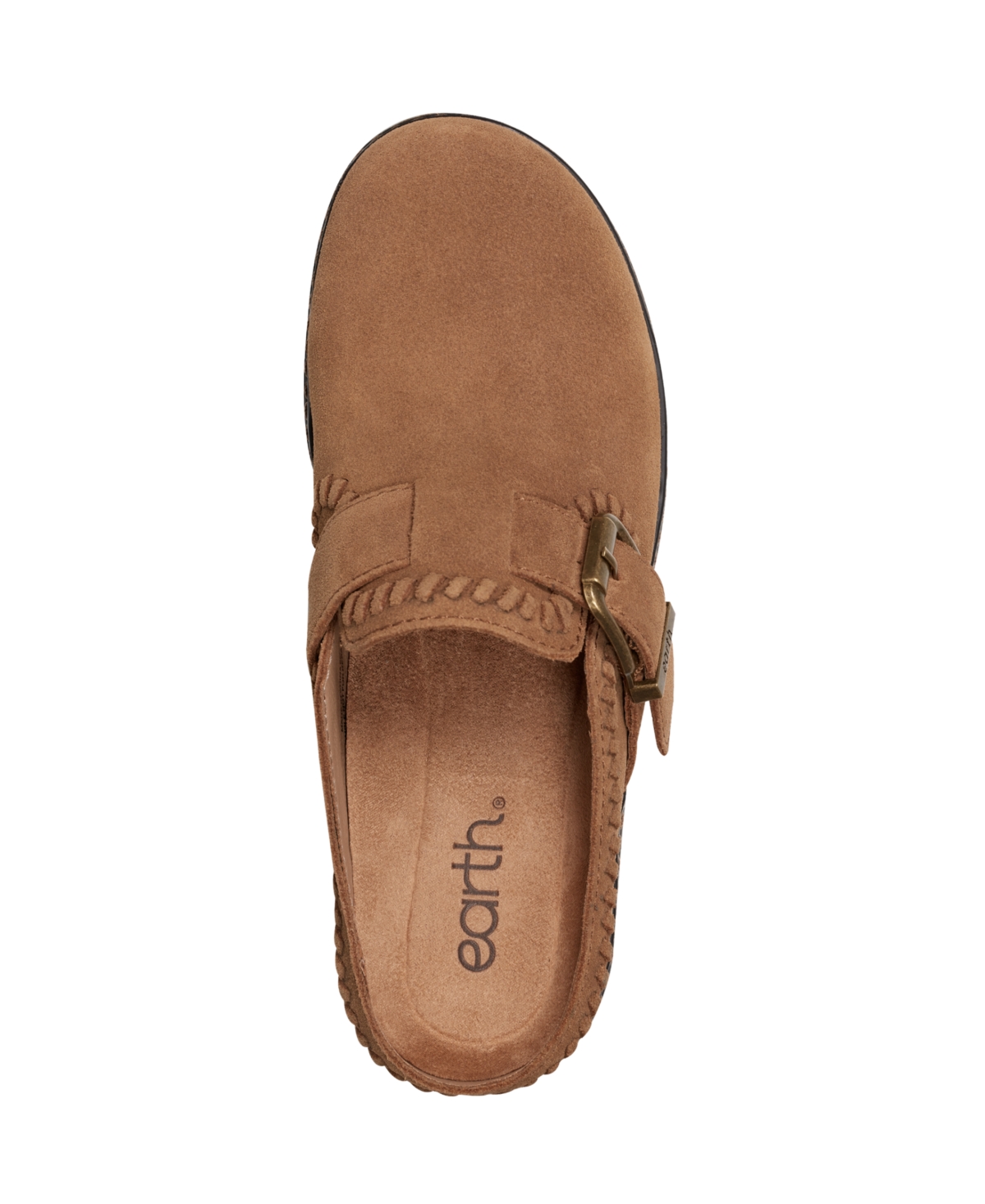 Earth Women's Kay Stitched Round Toe Clogs In Brown