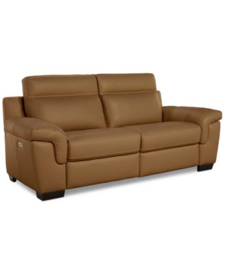 Julius II 2-Pc. Leather Sofa with 2 Power Recliners, Exclusively at Macy's
