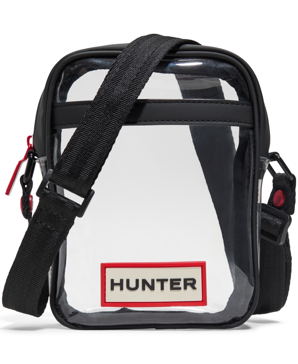 Men's Transfer Clear Cross Body Bag - Black