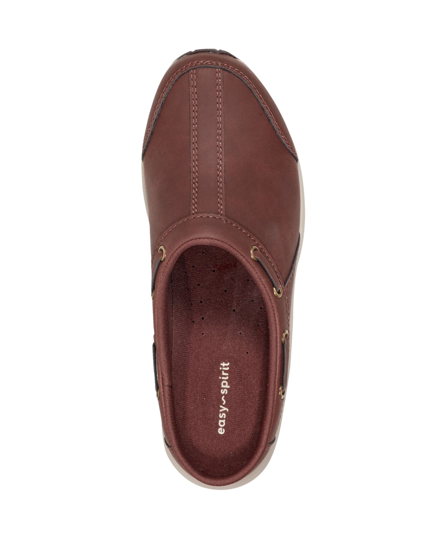Женские кроссовки Easy Spirit Travelport Nautical Mule Walking, цвет: Кирпичный красный — фото 4
