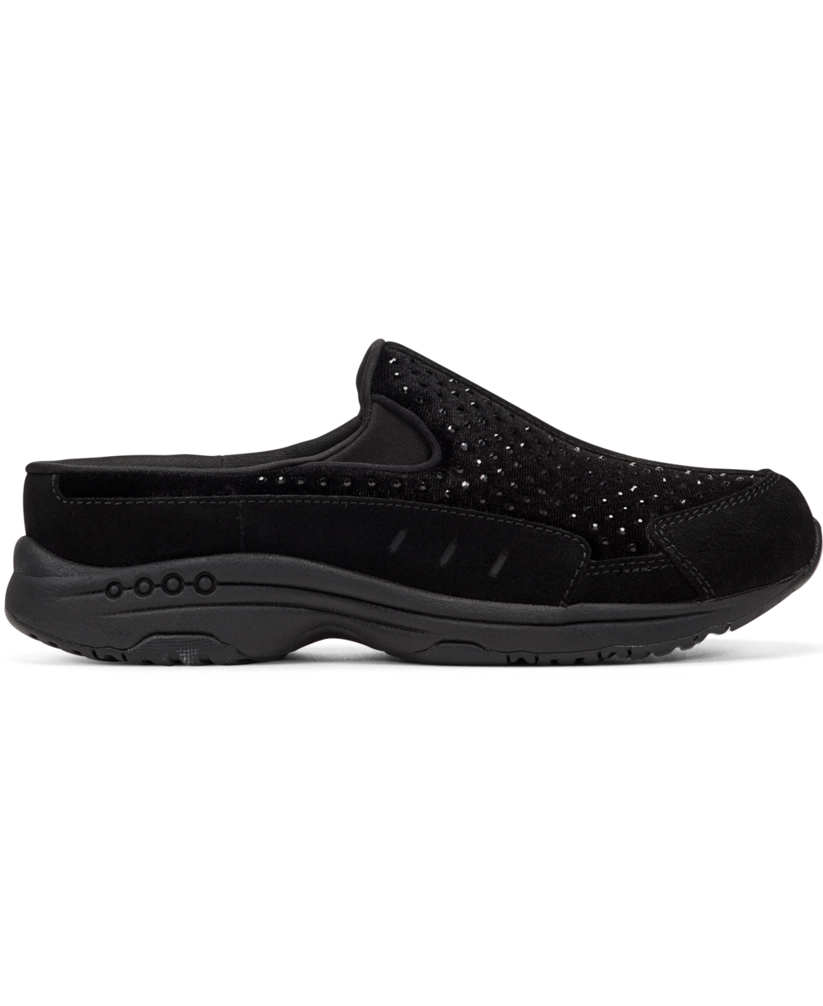 Easy Spirit Women's Traveltime Slip-on Mule Walking Sneakers In Black