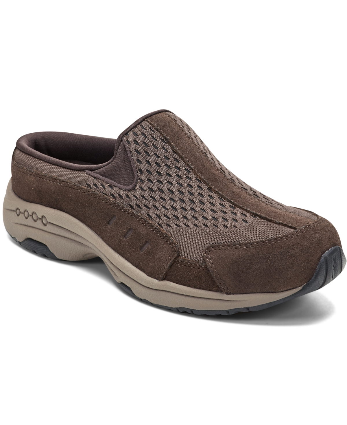 Easy Spirit Women's Traveltime Slip-on Mule Walking Sneakers In Brown