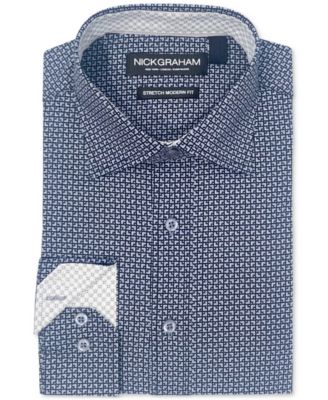 Men's Corner Square Dress Shirt 